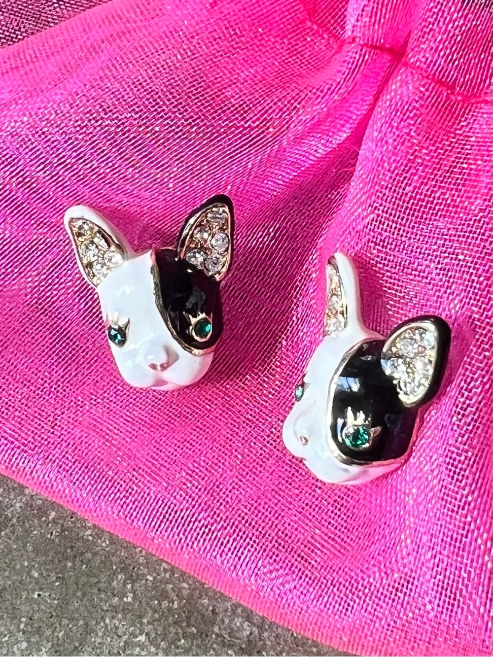 Betsey Johnson Frenchie Studs